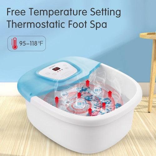 GASKY Foot Spa Bath Massager with Pedicure Grinding Stone, Heat, Bubbles ; Vibration, 16 Massage Rollers - Toytexx GASKY Foot Spa Bath Massager with Pedicure Grinding Stone, Heat, Bubbles ; Vibration, 16 Massage Rollers - Toytexx